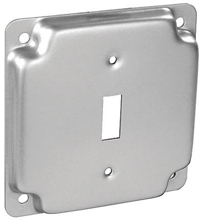 5 x 3 junction box cover|4 square raised cover plate.